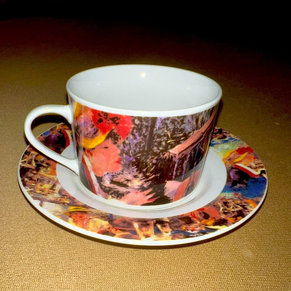 Beautiful tea/coffee cups.